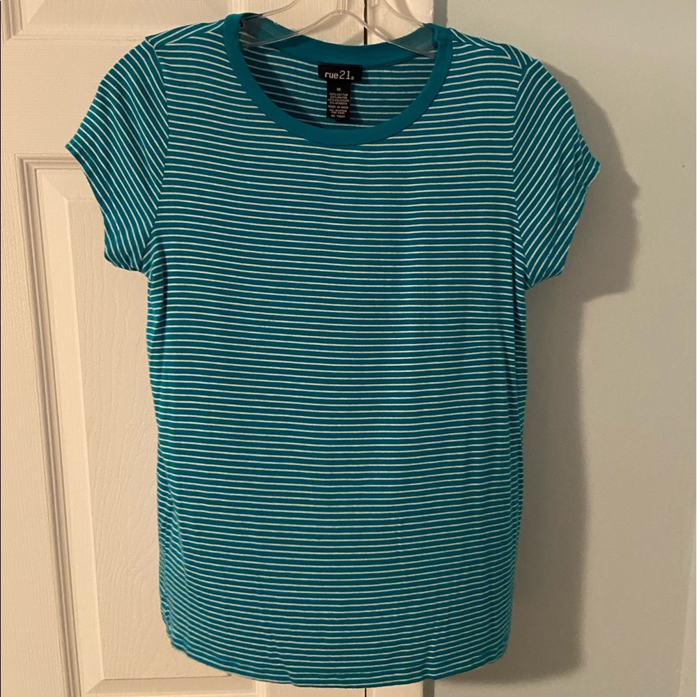 STRIPED BLUE TSHIRT